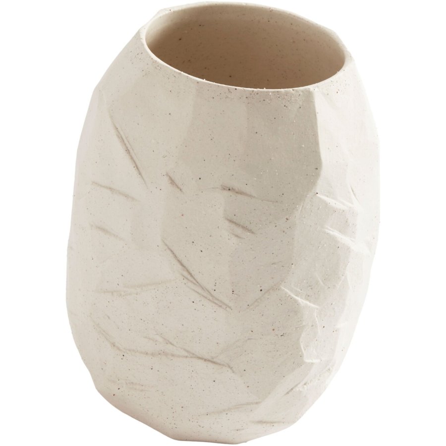 Muubs Kuri Vase H21 cm, Sand