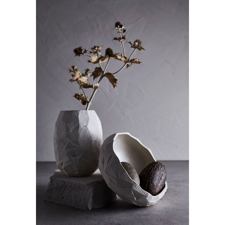 Muubs Kuri Vase H21 cm, Sand