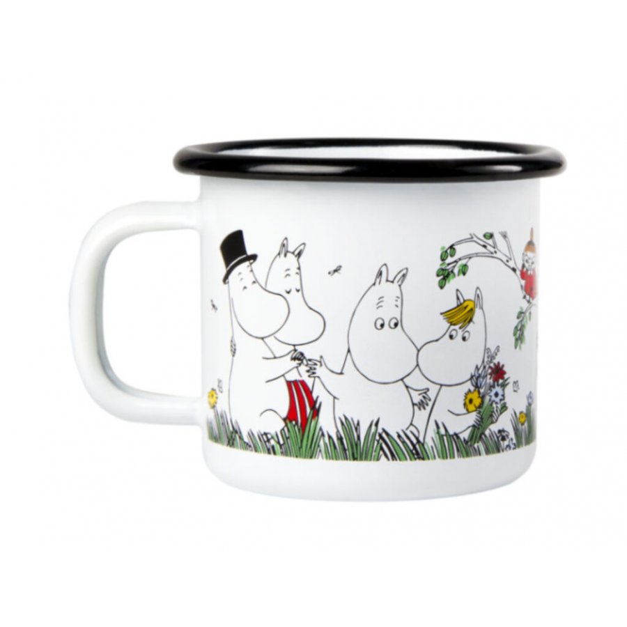 Muurla Moomin Krus 1,5 dl, Glad familie