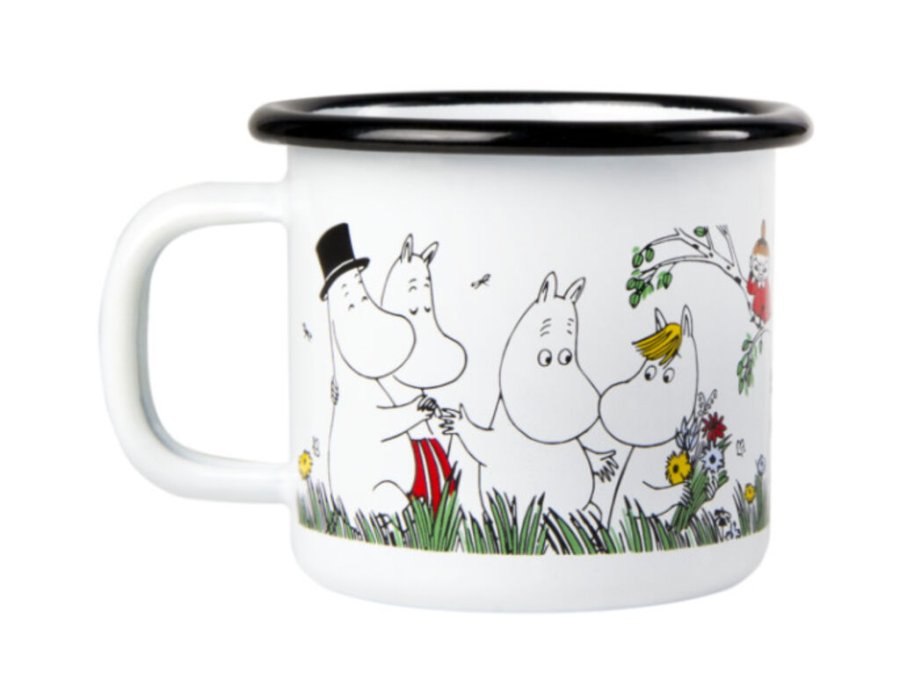 Muurla Moomin Krus 1,5 dl, Glad familie
