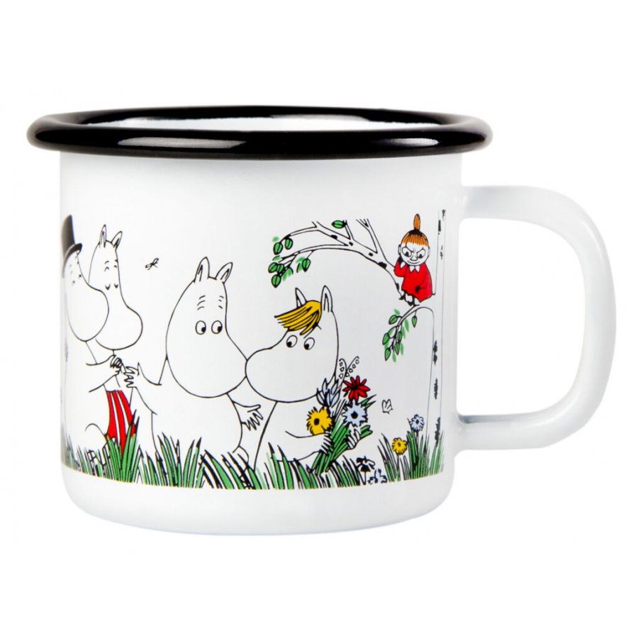 Muurla Moomin Krus 1,5 dl, Glad familie