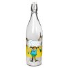 Muurla Pippi Glas flaske m. lg 1L, Pippi & hesten
