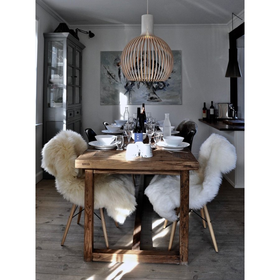 NATURES Collection Lammfell Langhaar Premium 100x60 cm, Ivory