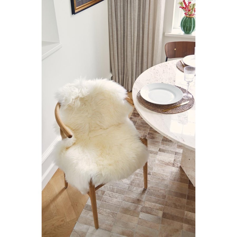 NATURES Collection Lammfell Langhaar Premium 100x60 cm, Ivory