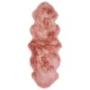 NATURES Collection Lammeskind Langhret Premium 180x60 cm, Rosa
