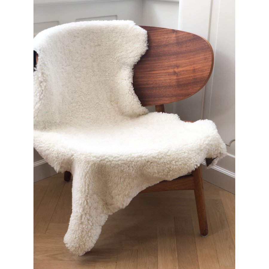 NATURES Collection Lammeskind Krøllet Korthåret Premium 90x60 cm, Ivory