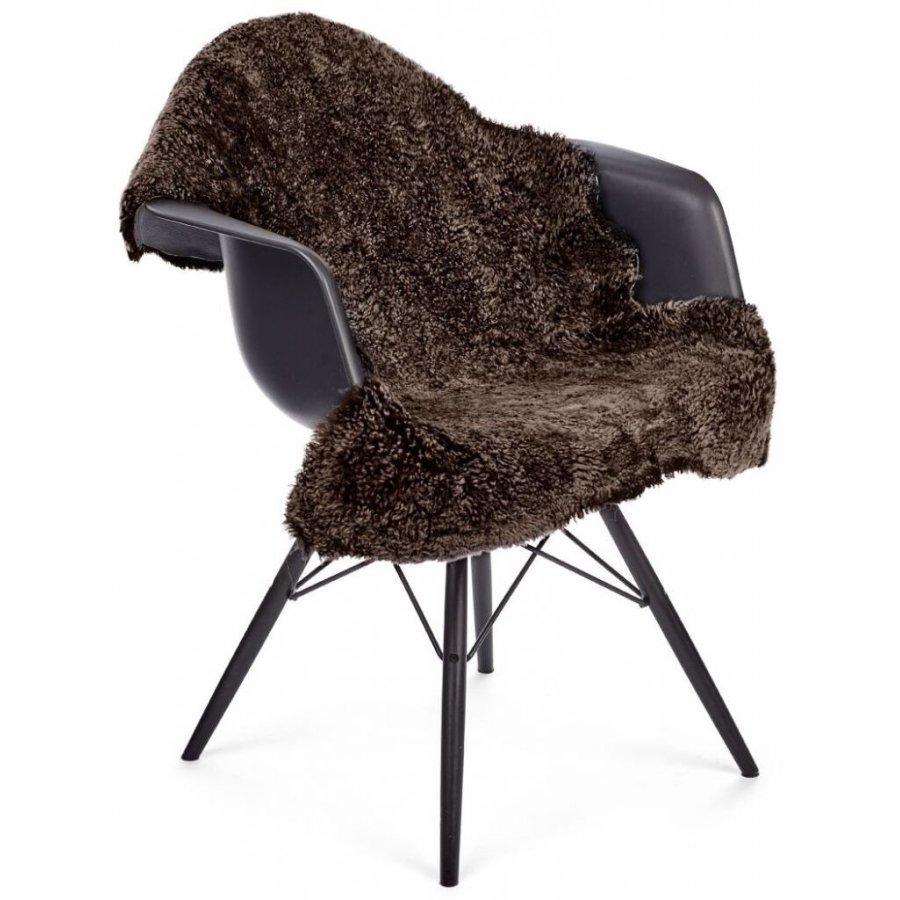 NATURES Collection Lammfell gelockt Kurzhaar Premium 115x60 cm, Cappuccino