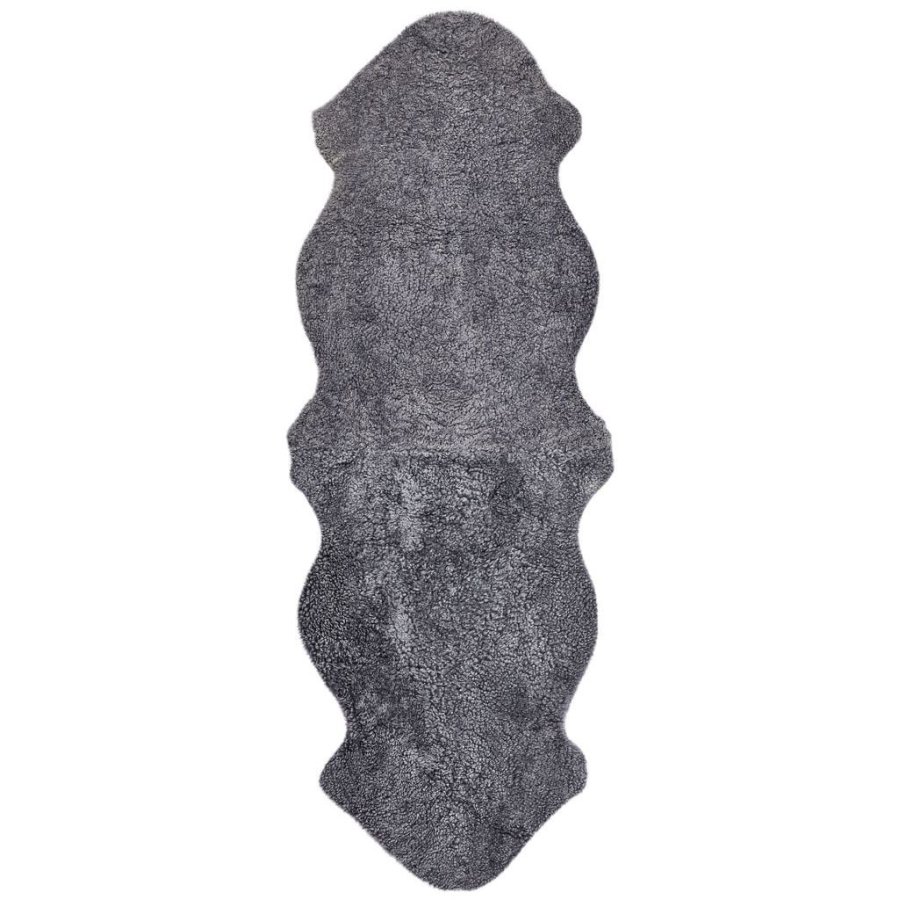 NATURES Collection Lammfell gelockt Kurzhaar Premium 180x60 cm, Light Grey Snowtop
