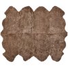 NATURES Collection Lammfell gelockt Kurzhaar Premium 180x214 cm, Taupe