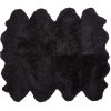 NATURES Collection Lammeskind Krllet Korthret Premium 180x214 cm, Sort