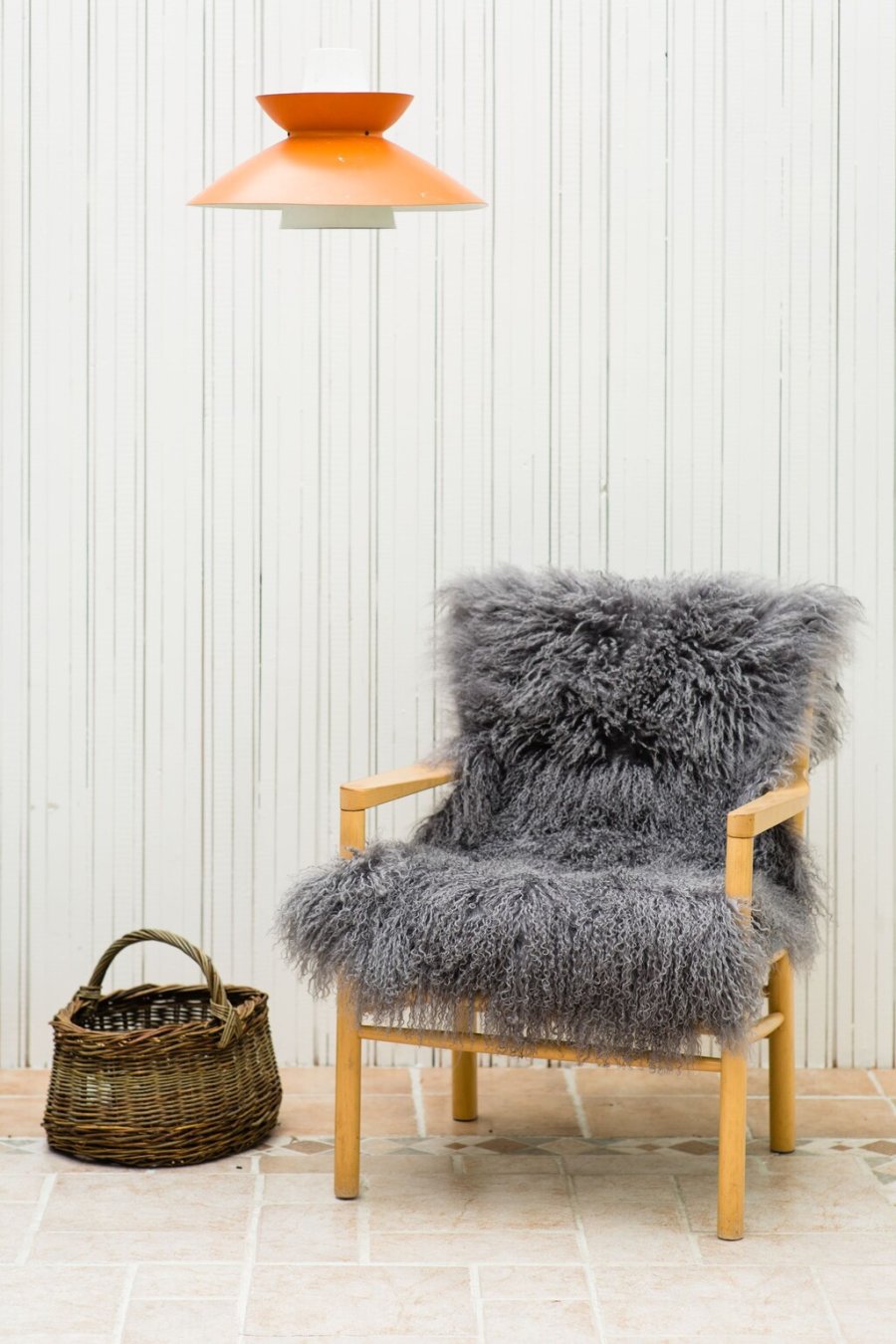 NATURES Collection Lammeskind Premium 85x50 cm, Steel