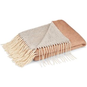 NATURES Collection Plaid 130x170 cm, Maroon/Grey