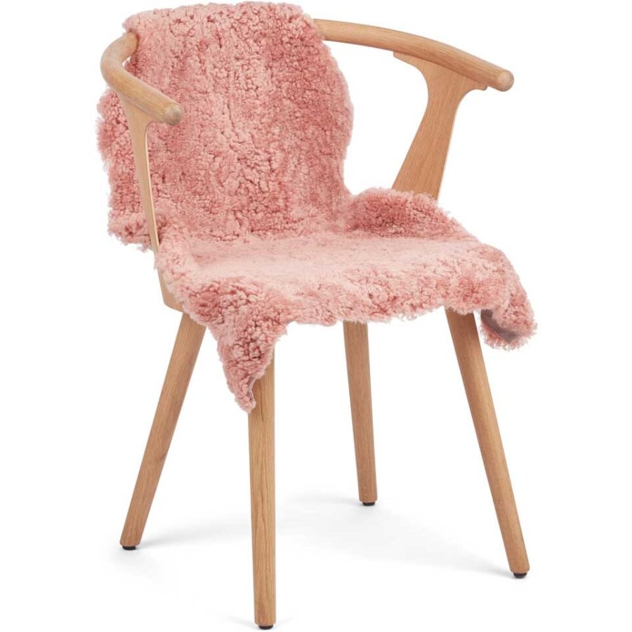 NATURES Collection Lammfell Kurzhaar 90x60 cm, Coral Rose