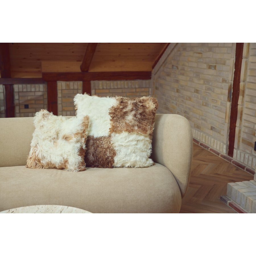 NATURES Collection Kissen 40x40 cm, Brown/Beige Mix