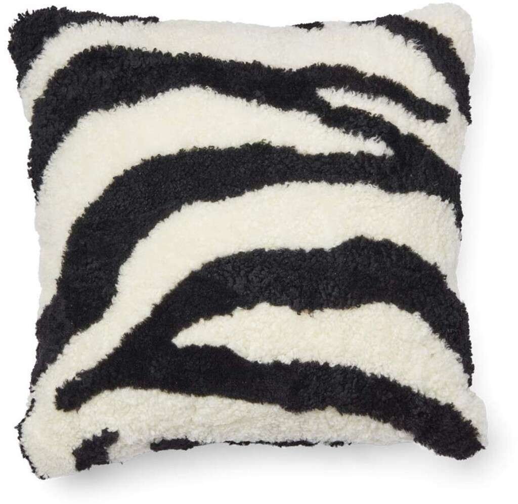 NATURES Collection Pude Zebra 60x60 cm, Hvid/Sort - Hovedpuder - WWW ...