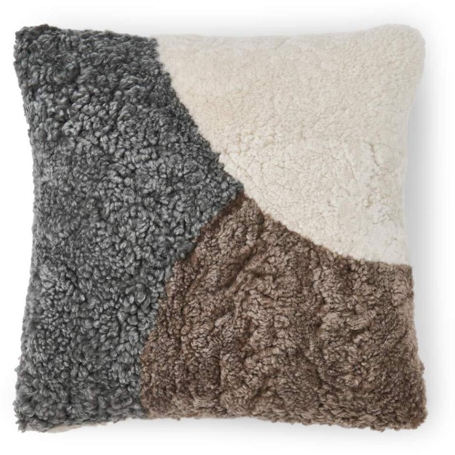 NATURES Collection Kissen 45x45 cm, Taupe/Graphite/Pearl