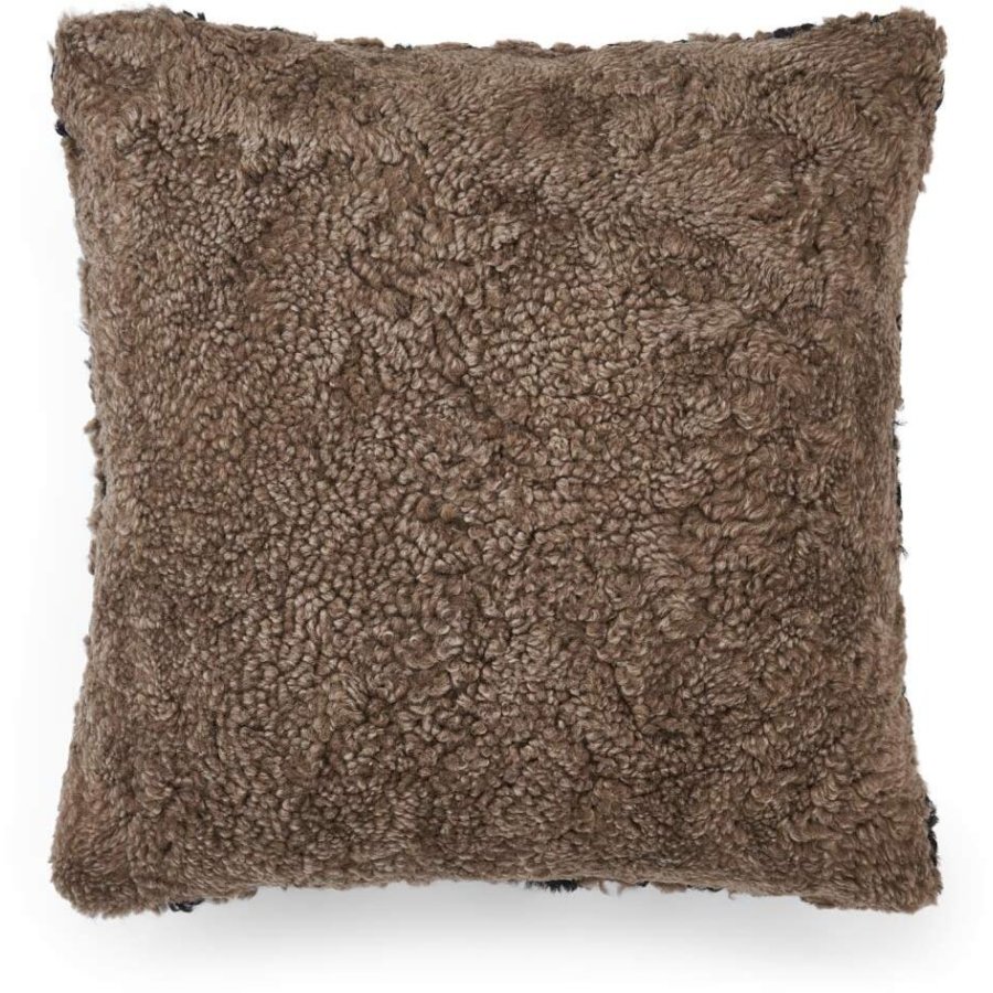 NATURES Collection Kissen 50x50 cm, Taupe/Schwarz