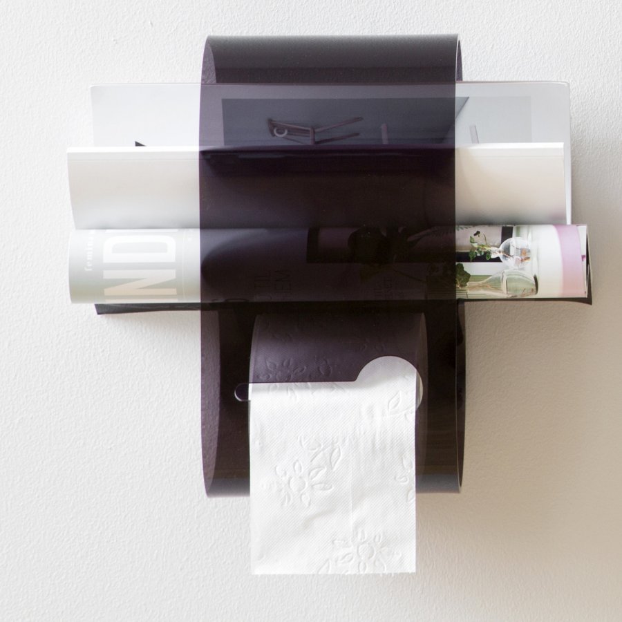 Neon Living Toiletrulleholder, black