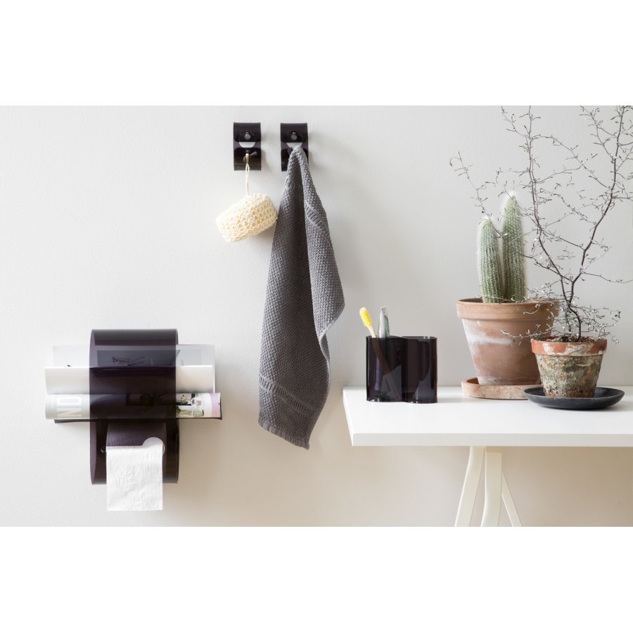 Neon Living Toiletrulleholder, black