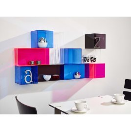 Neon Living Opbevaringskasse, oblong, pink