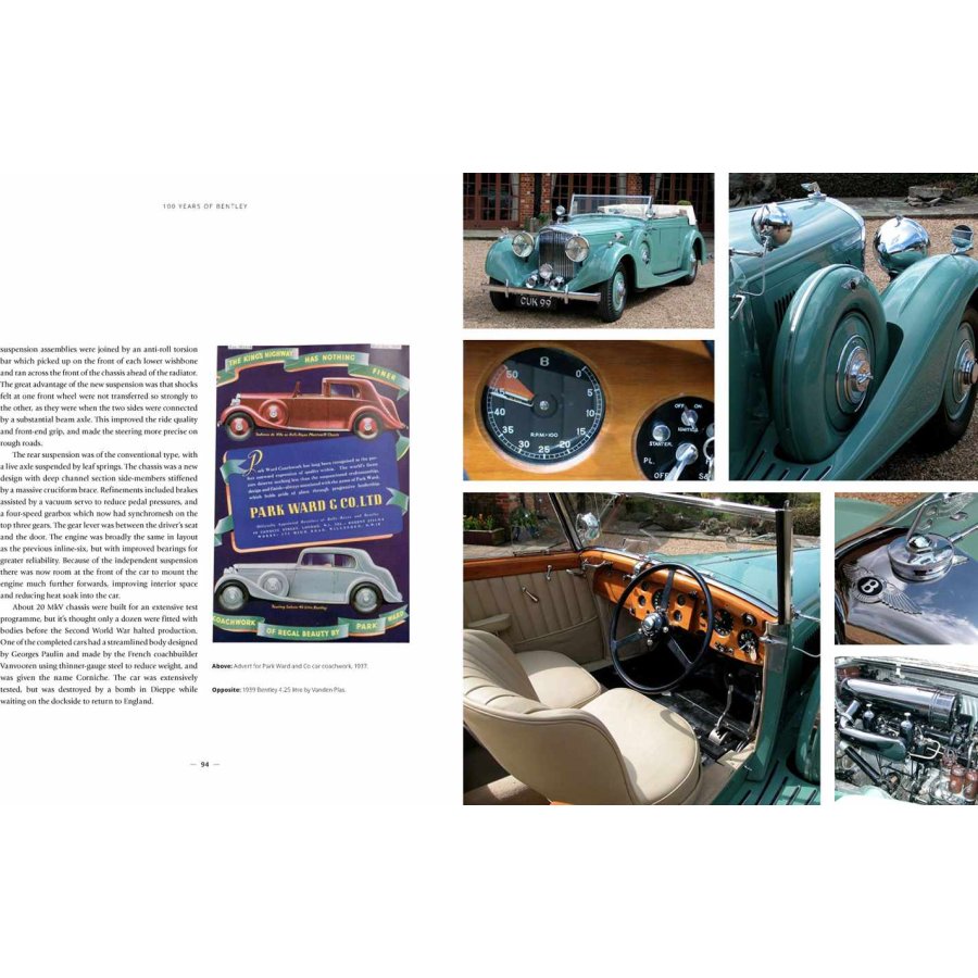 New Mags Coffee Table Book 100 Years of Bentley