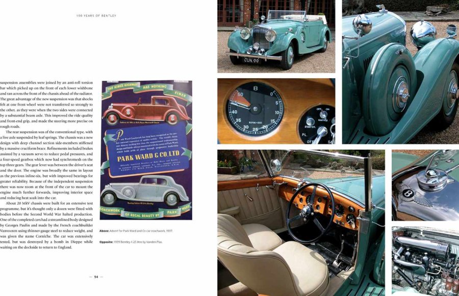 New Mags Coffee Table Book 100 Years of Bentley