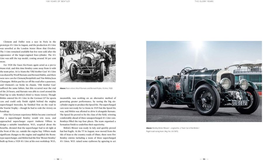 New Mags Coffee Table Book 100 Years of Bentley