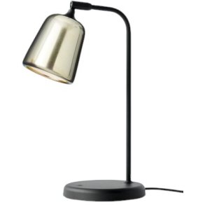 New Works Material Tischlampe H45 cm, Stahl Gelb