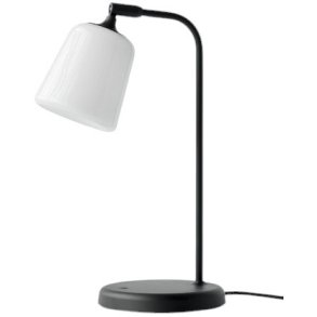 New Works Material Tischlampe H45 cm, Opalwei