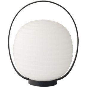 New Works Lantern Trdls Bordlampe H23 cm, Hvid/Dark Bronze