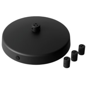 New Works Tense Multi-Baldachin fr 3 Stck 23 cm, Schwarz