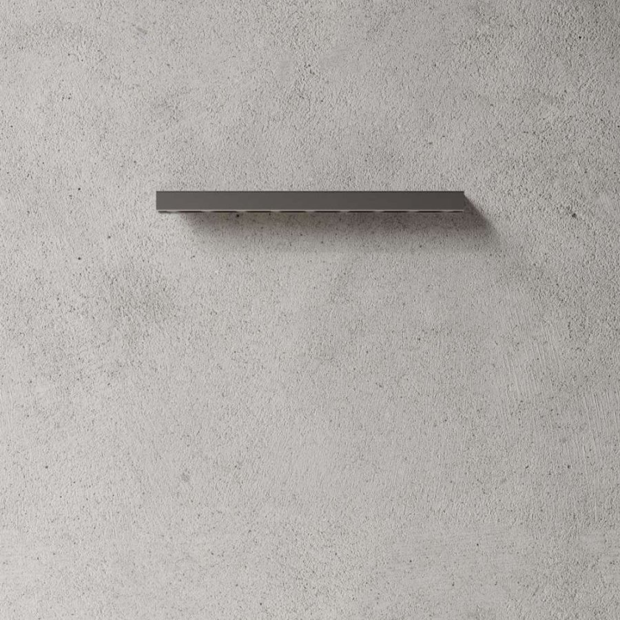 NICHBA Garderobenleiste 60 cm, Geb&uuml;rsteter Stahl