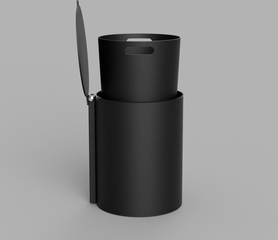 NICHBA Pedalspand, Sort