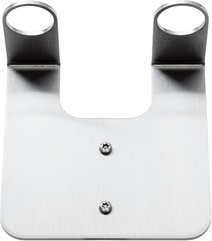 NICHBA Seifenhalter f�r 2 Flaschen, Geb�rsteter Stahl