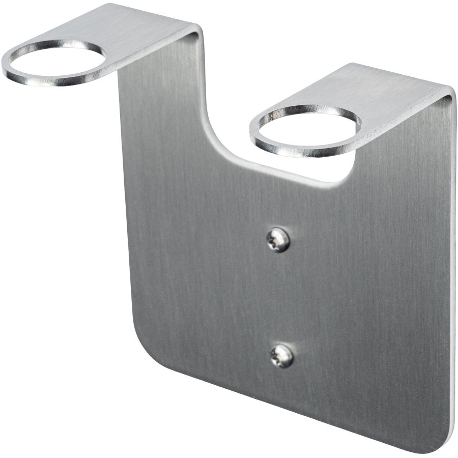 NICHBA Seifenhalter f�r 2 Flaschen, Geb�rsteter Stahl