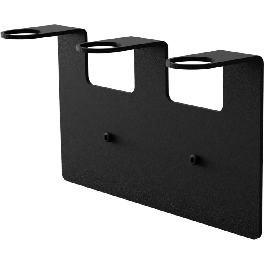 NICHBA Seifenhalter f�r 3 Flaschen, Schwarz