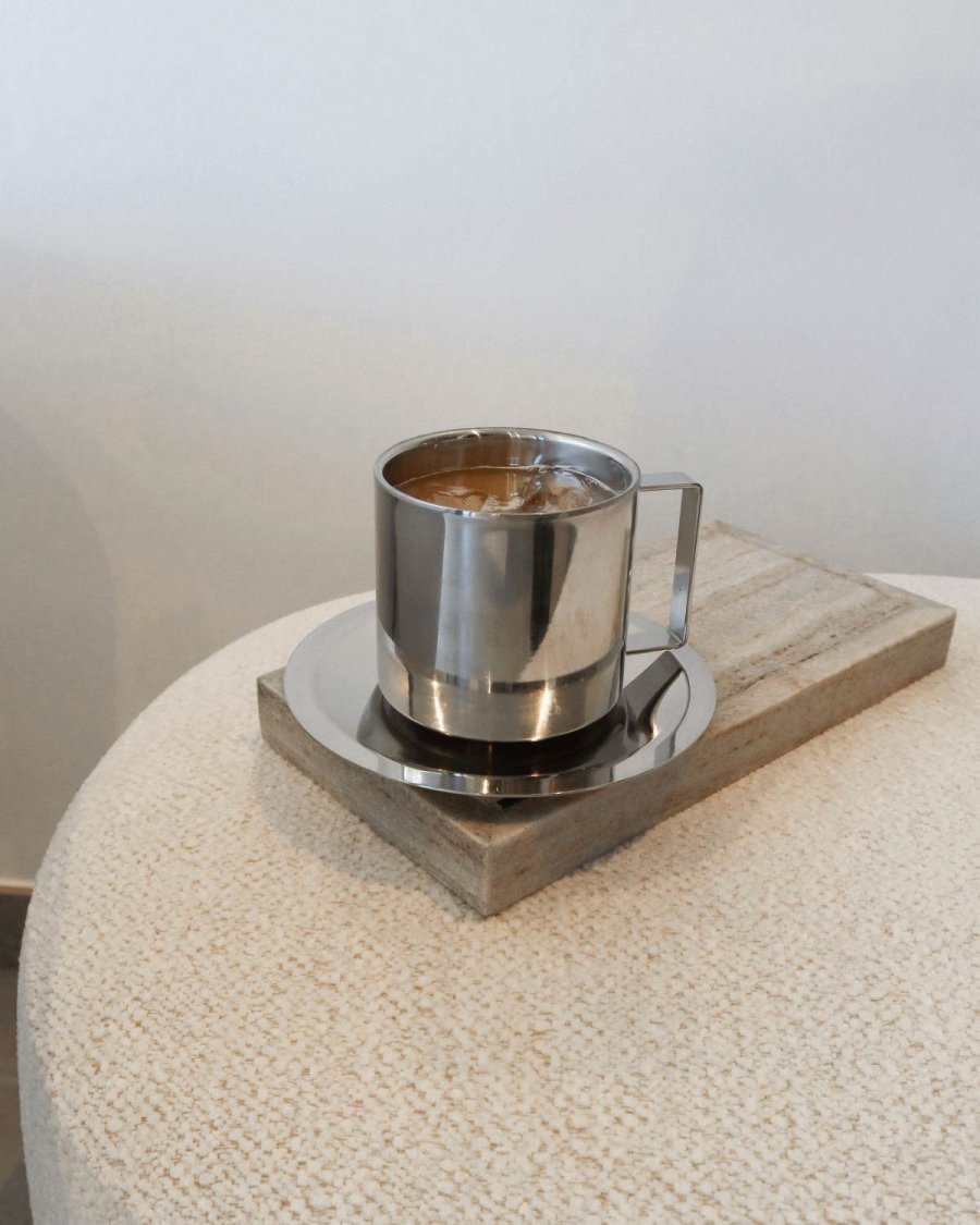 NICHBA Kop m. Underkop 3 Dele 25cl, St�l