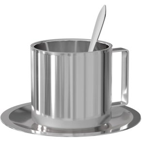 NICHBA Kop m. Underkop 3 Dele 25cl, St�l