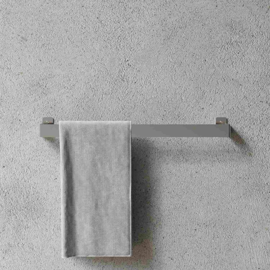 NICHBA H�ndkl�deholder 60 cm, B�rstet Rustfri