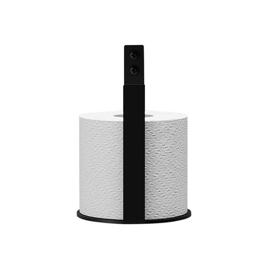 NICHBA Toiletpapirholder Ekstra, Sort