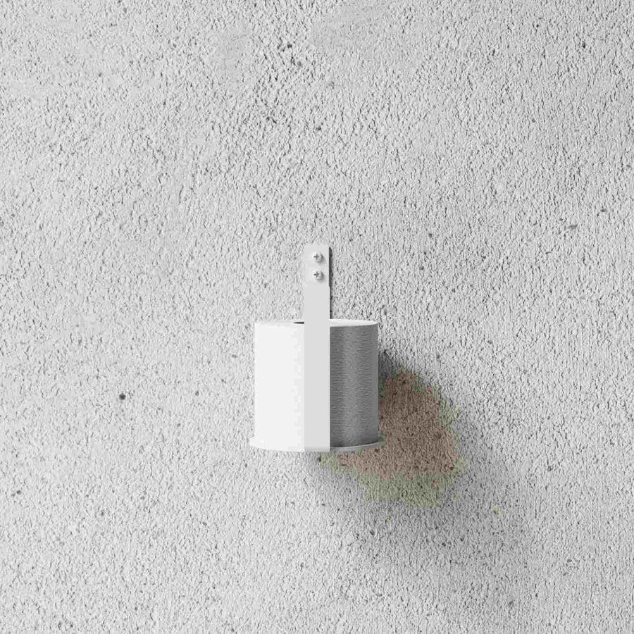 NICHBA Toiletpapirholder Ekstra, Hvid