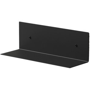 NICHBA Wandregal 30 cm, Schwarz