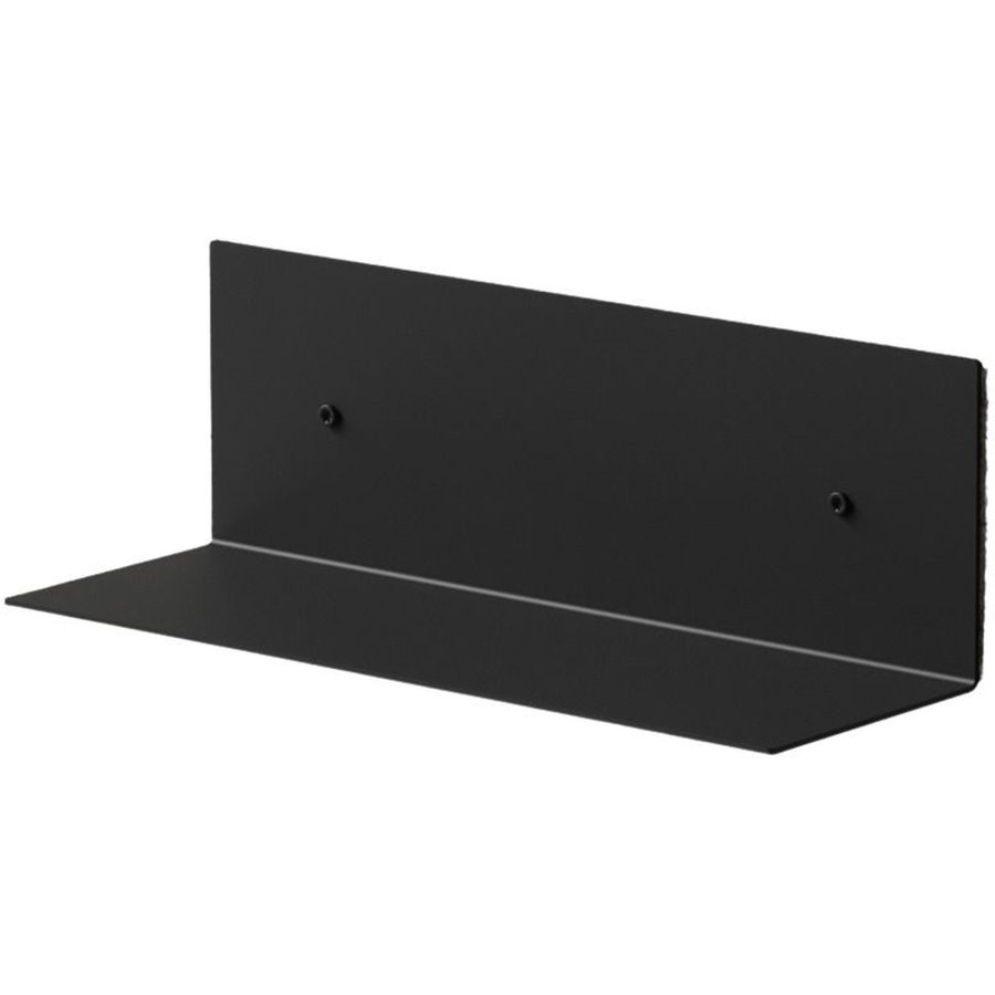 NICHBA Wandregal 30 cm, Schwarz