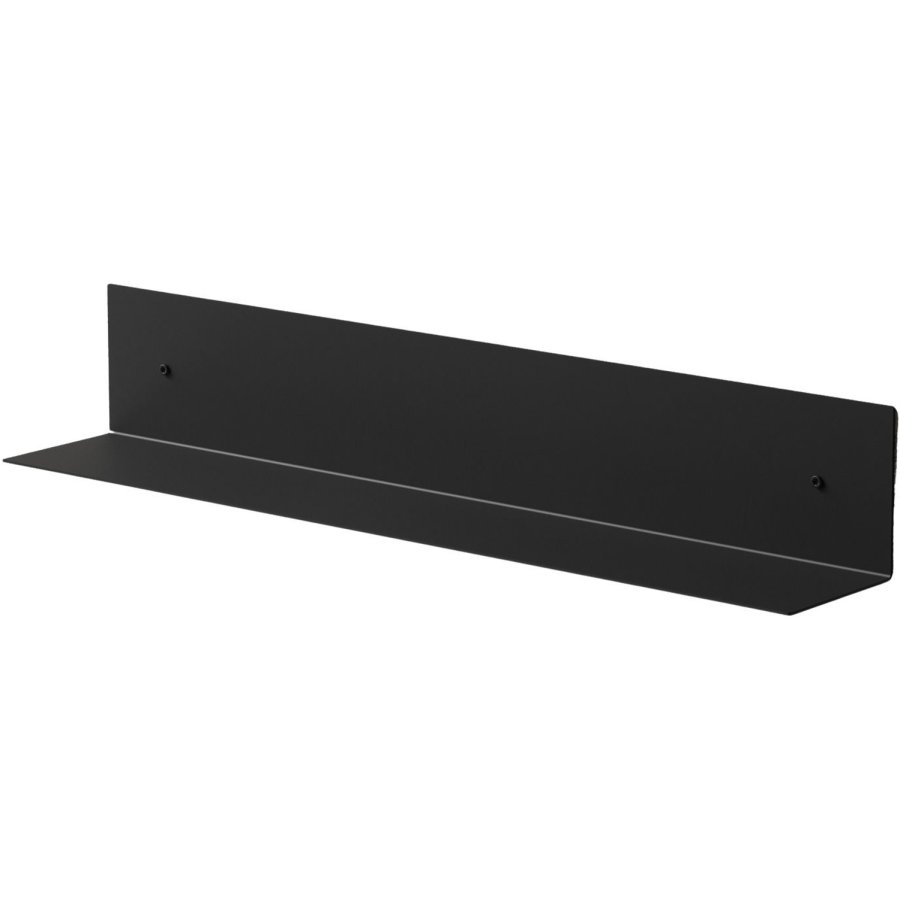 NICHBA Wandregal 60 cm, Schwarz