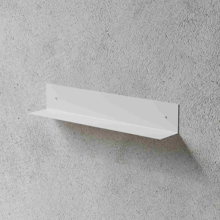 NICHBA Wandregal 60 cm, Wei&szlig;
