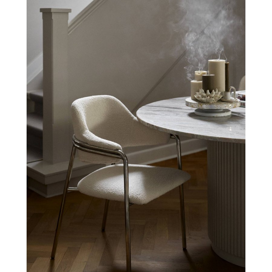Nordal Bloklys �6,8xH10 cm, Beige