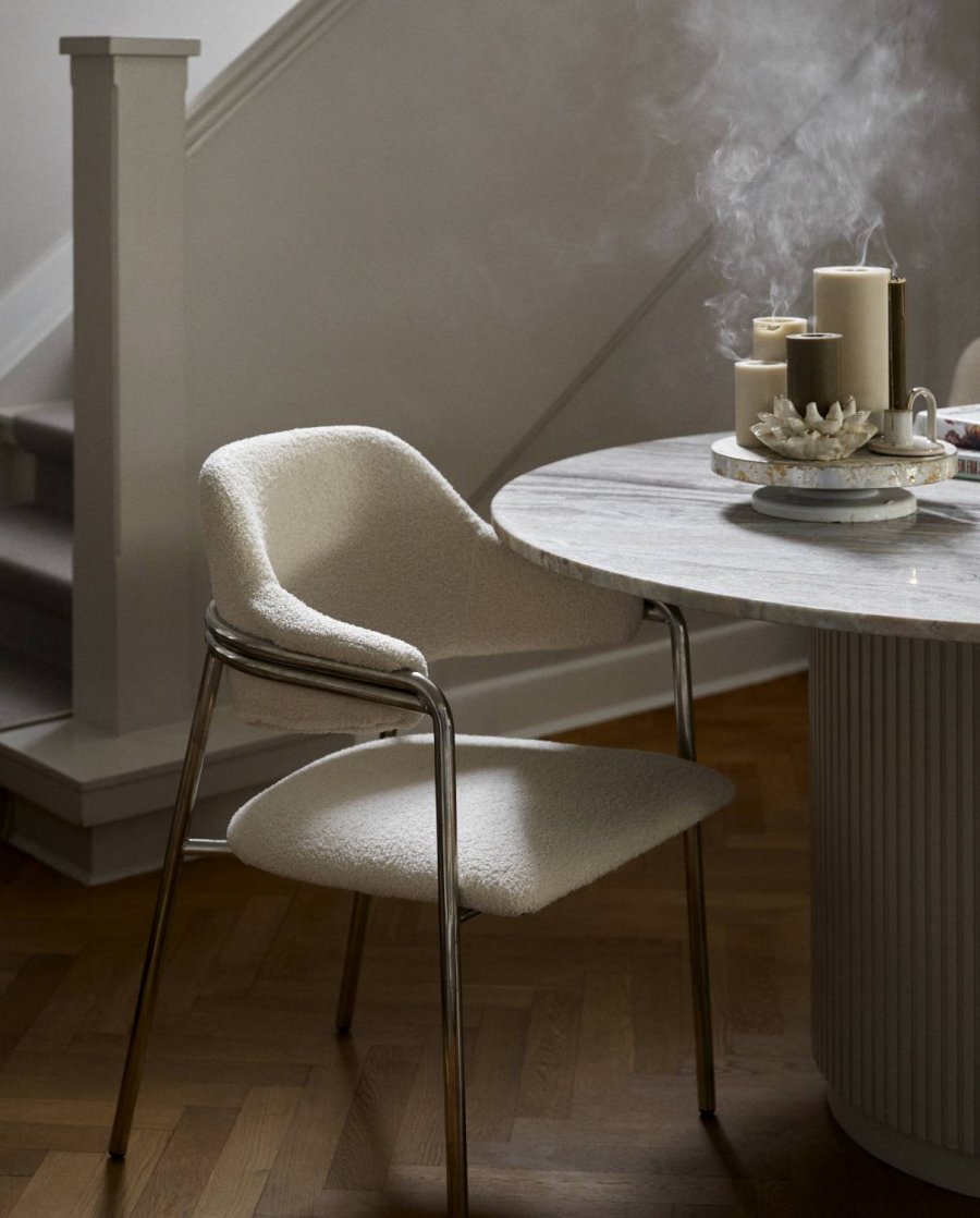 Nordal Bloklys �6,8xH10 cm, Beige