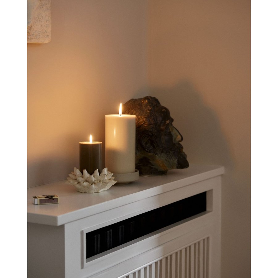Nordal Bloklys �9,6xH20 cm, Beige