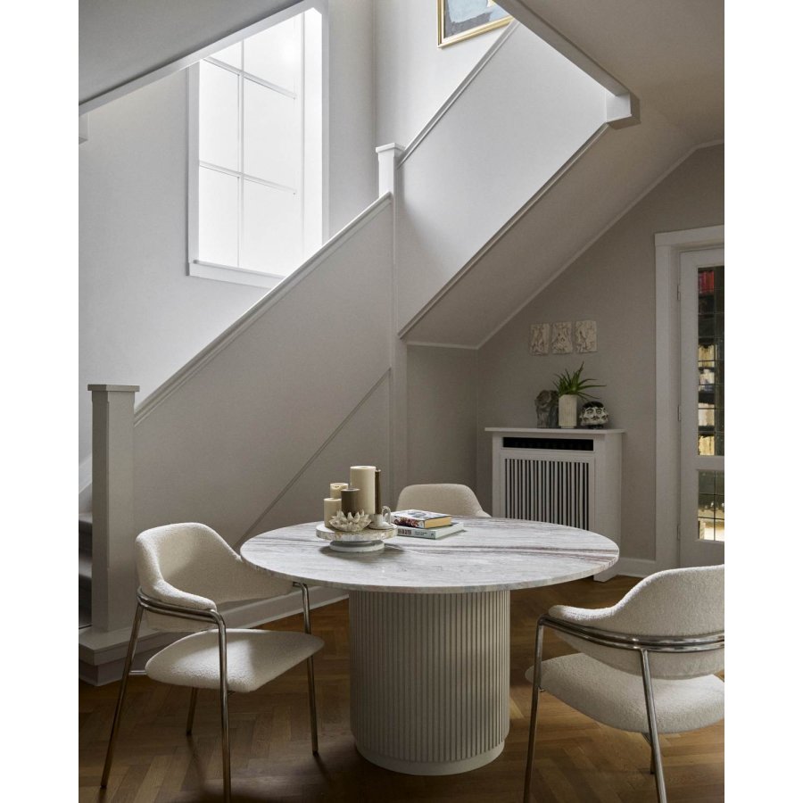Nordal Bloklys �9,6xH20 cm, Beige