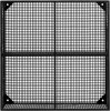Nordal Wire Vgreol 63x63 cm, Sort